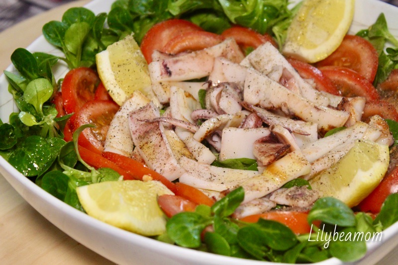 Insalata con calamari | paninisopraffini.com