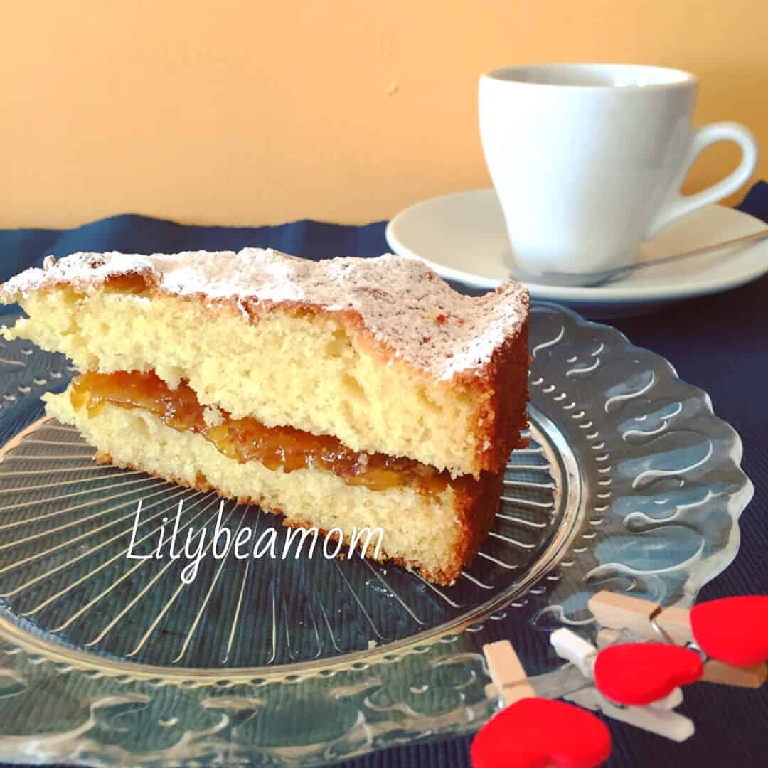 Torta al passito e marmellata di fichi