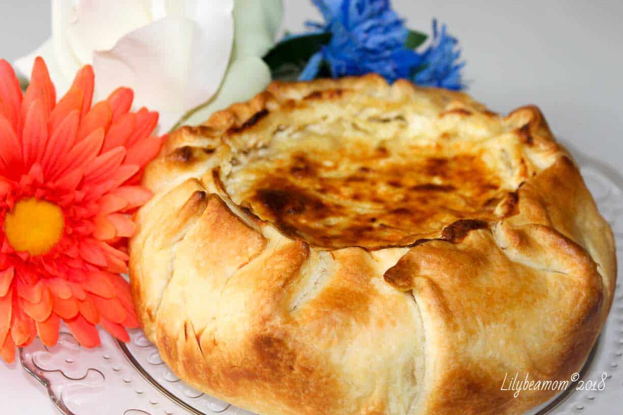 Torta salata di cipolle