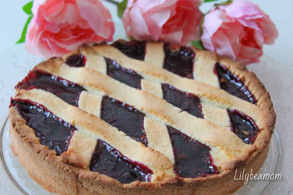 Crostata senza glutine ai frutti di bosco