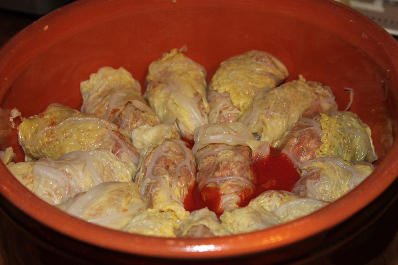 Preparazione del sarmale