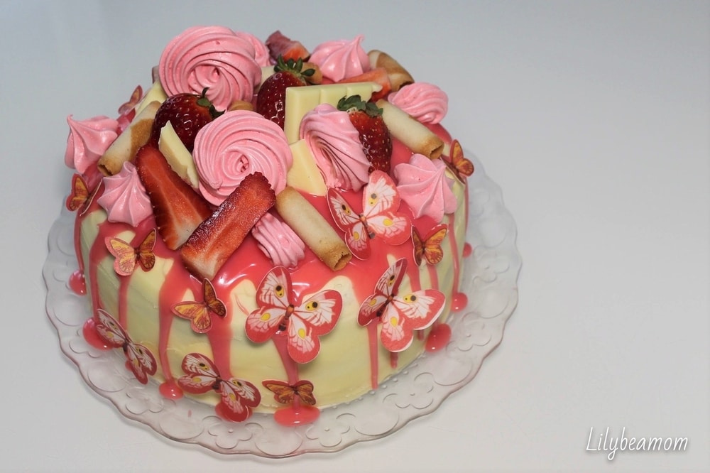 Drip cake alle fragole